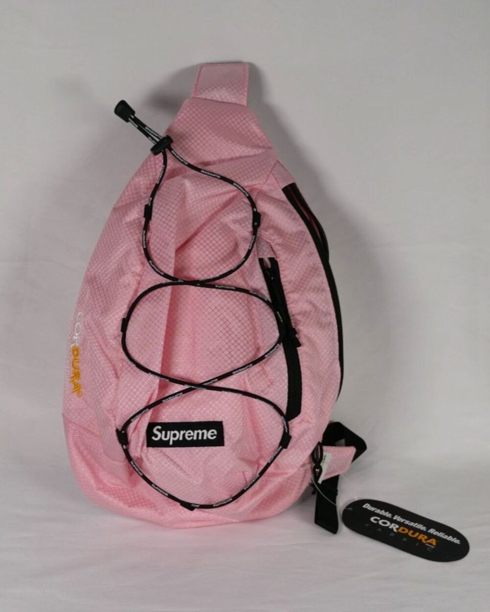 Supreme Sling Bag Backpack Water Resistant SS22 - pink
